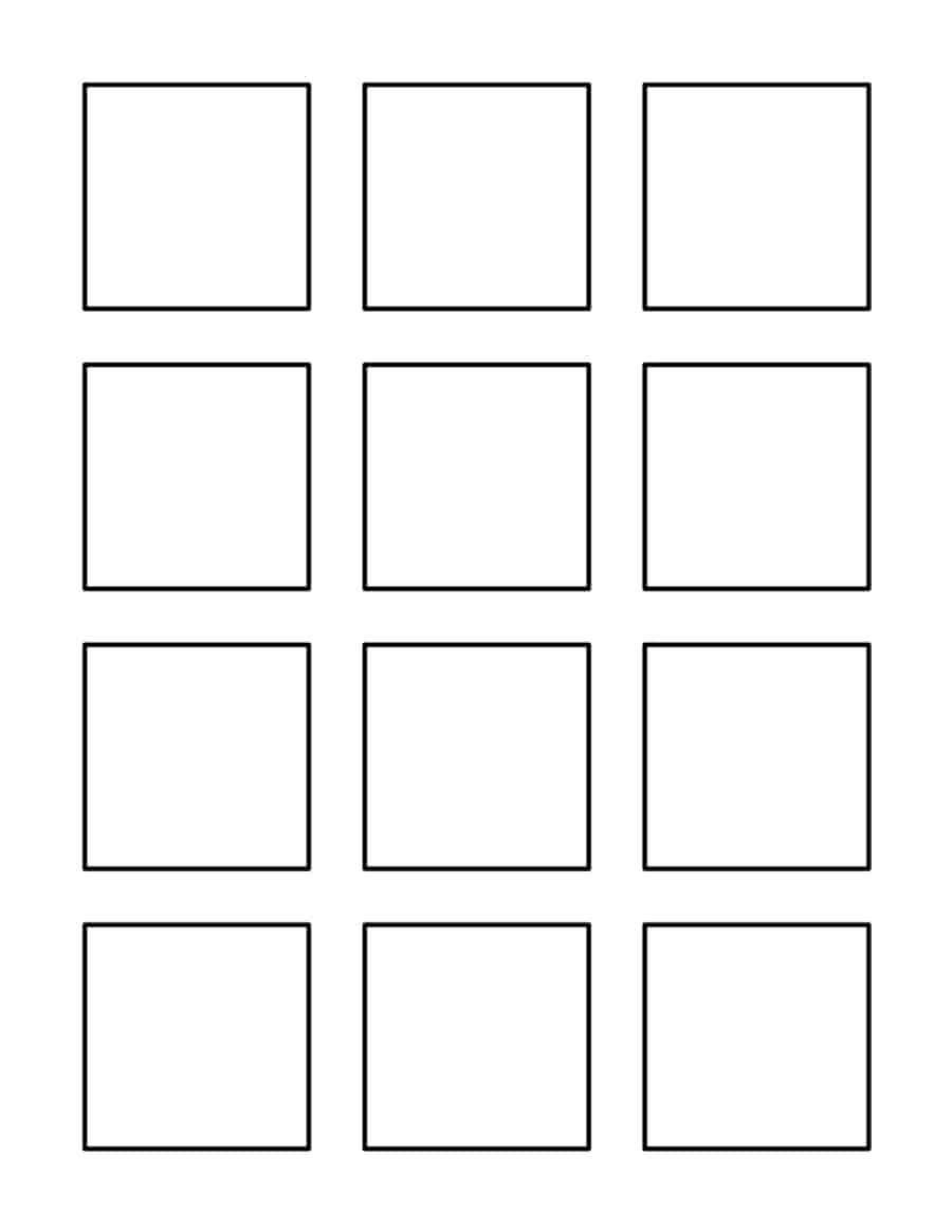 2 Inch Square Kids Coloring Pages Pdf Free Vectors